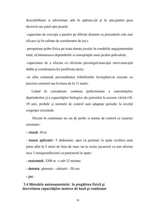 Elaborarea Unui Plan Cadru De Pregatire Fizica La Grupele De